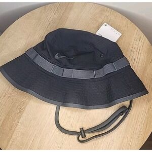 Nike Dri-Fit Apex Bucket Hat Adult Size‎ Medium Black FB5621-010